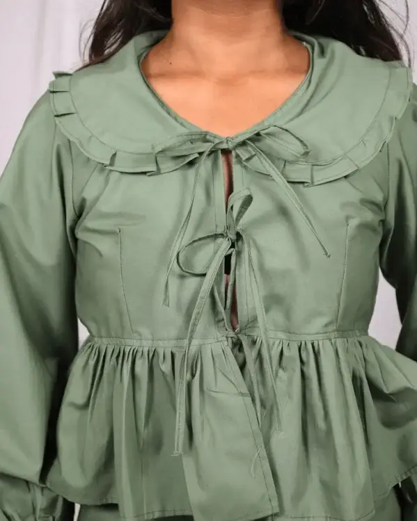 Green Tide Designer Shorts Co Ord Set