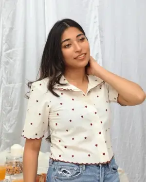 White Khadi Cotton Heart Shirt