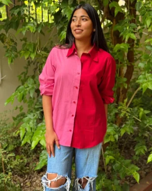 Dual Shade Cotton Shirt