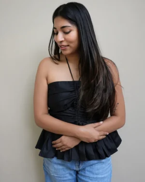 Black Cotton Top