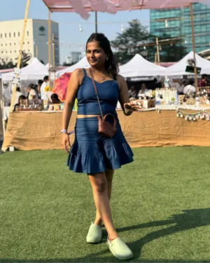 Denim Skirt Set