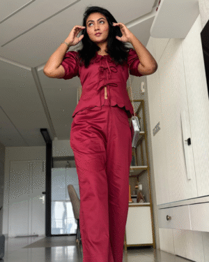 Maroon Cord Set